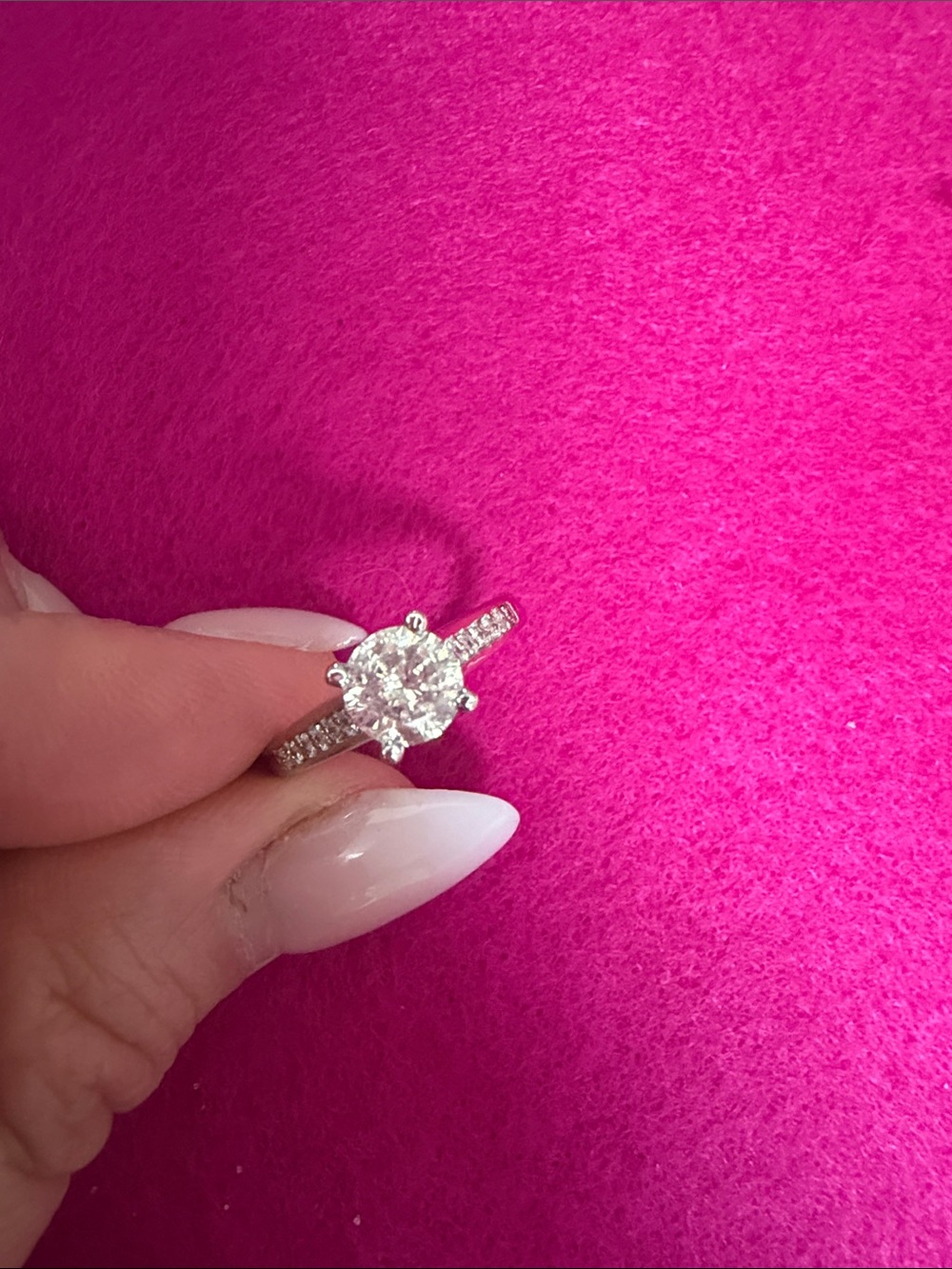 NWT Natural Diamond Solitaire Engagement Ring